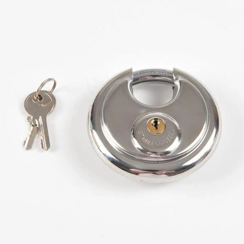 Heavy Duty Waterproof Stainless Steel Padlock For Backpacks Drawers And Luggage Rust Proof Keyed Security Lock with key.
