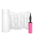 Air Pillows for Shipping With Pump, 200 Count Packing Air Bags, Inflatable Box Cushions, No Mess Alternative to Packing Peanuts