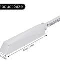 Push To Open Magnetic Cabinet Latch Set 2 Pack With Magnetic Touch Release product size dimensions 8.8cm x 3.8cm x 1.4cm