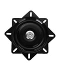 Top view of the Straight Up Heavy Duty Bar Stool Swivel Plate Replacement with smooth 360 spin support for upgrades.
