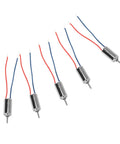 Five Piece Micro Coreless DC Motors Set For Model Toys And Aircraft 4.5V 0.12A 0.12W 32250 RPM 4x8mm Size Ultra Tiny Low Noise