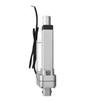 12 To 24 Volt Electric Linear Actuator Serving Up Legit Quiet Thrust And A Rock Solid 1000 Newton Push For Furniture Lifting side view with wires