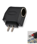No Hassle Heavy Duty Automotive Power Converter Steps Down AC 220V To DC 12V with plug for versatile power use.