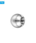Single piece from M4x8mm Ball Nuts Knob Set, 4 Pack, 304 Stainless Steel Round Blind Hole Screw Caps For Lighting.