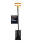 46 Inch Steel Flat Spade with Ergonomic D-Handle for Lawn Edging and Tough Digging, Heavy Duty Yard Work Shovel with Sharp Blade