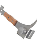 All-In-One Beekeeping Steel Hive Tool With Wooden Handle, 7 Functions Including Scraper, J Hook, Frame Lifter, And More