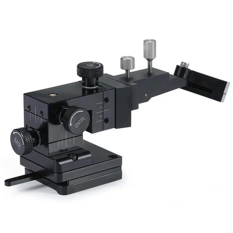 3-Axis Manual Linear Stage With Magnetic Base, Precision Triaxial Probe Table, 5 Micron Accuracy, Independent X Y Z Adjustments