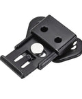 Tough As Nails Heavy Duty Iron Butterfly Twist Latch Keeper Toggle Clamps 1.61 Inch Black Finish close-up view.