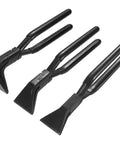 Three Piece Handy Hand Seamer Set With Non Slip Grip For Sheet Metal Edge Bending And Sealing 60 mm Wide Pliers