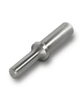 3/16 Inch Rivet Set For Pneumatic Air Hammer With.401 Shank, Solid Rivet Tool Kit metal tip on white background