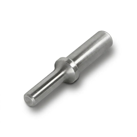 3/16 Inch Rivet Set For Pneumatic Air Hammer With.401 Shank, Solid Rivet Tool Kit metal tip on white background