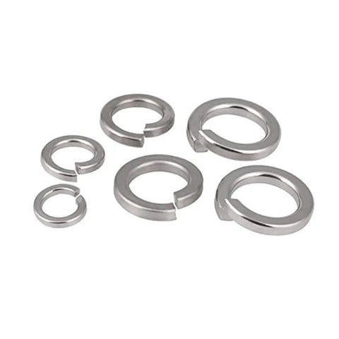 Heavy Workhorse 304 Stainless Steel Split Lock Washers Metric Assortment Corrosion Proof Spring Flat Hardware Tough As Nails For No Sweat Installation And Decades Of Service