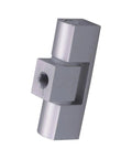 Beefy Zinc Alloy Box Door Hinge With Adjustable Friction Stop Chrome Plated 1.2x1.2x2.4 In Heavy Duty Industrial Folding Butt Joint