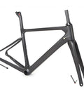 Carbon Road Bike Frameset 700C With Fork Disc Brake Thru Axle 12x100 Front 12x142 Rear Internal Routing Lightweight
