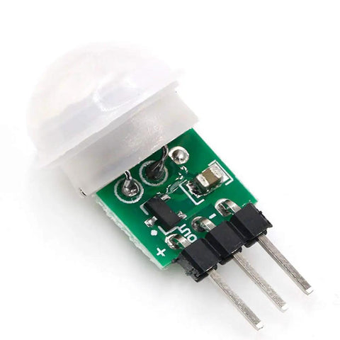 2 Pack PIR Motion Sensor Module Infrared Pyroelectric Detector For DIY Makers Projects Small Low Power IR Sensor With Auto And Manual Trigger 2.7 To 12V DC Compatible Mini Motion Detector, green PCB