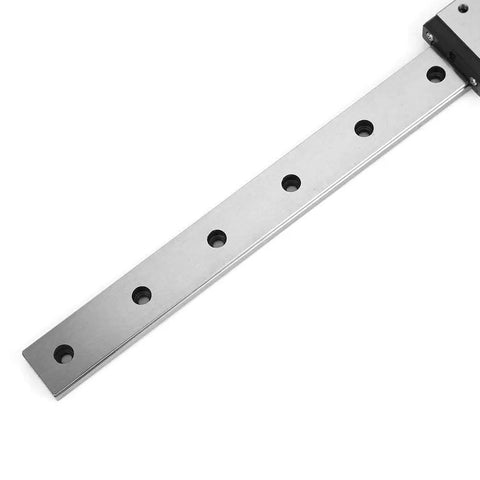 500mm By 18mm Miniature Linear Guide Rail With Two Sliding Blocks For Smooth No Fuss High Precision CNC Machines