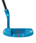 Blue putter from Junior Golf Club Set For Ages 9 To 12 With 54 To 58 Inches Length Lightweight Club Heads And Kid Friendly Grips