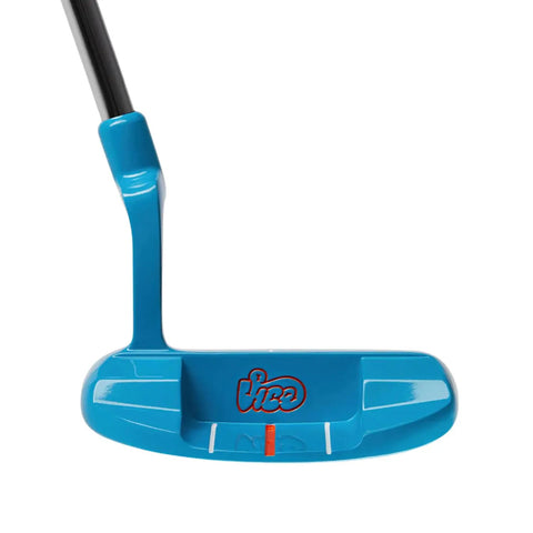 Blue putter from Junior Golf Club Set For Ages 9 To 12 With 54 To 58 Inches Length Lightweight Club Heads And Kid Friendly Grips