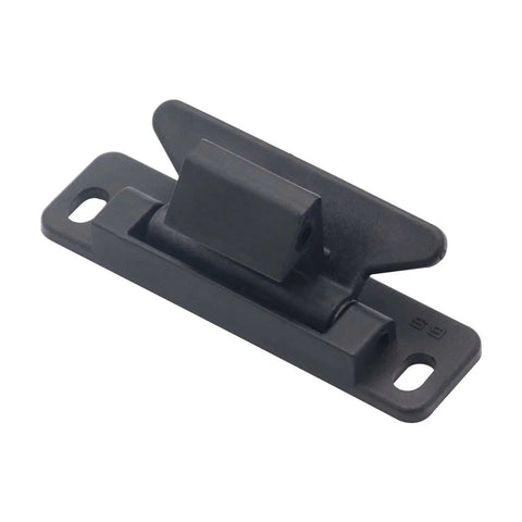 Black Nylon Metal Closet Door Catch And Cabinet Handle With Secure Drawer Latch For Rv Mobile Homes Cars Yachts And Cupboard Doors That Save Space, showing the latch design.