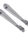 Two Pack Lid Support Hinge For Cupboards And Desk Drop Fronts Heavy Duty 10.2 Inch Iron Folding Stay With Stop Silent Smooth Lift Lid