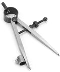 Reliable Smooth Operator Adjustable Rotating Craft Tool Wing Divider Line Scriber Drawing Compass, steel construction for precision layout.