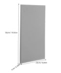 Rock Solid Premium Peel And Stick Xpe Foam Wall Pads in gray, 50cm x 23cm, waterproof nursery padding for safety.