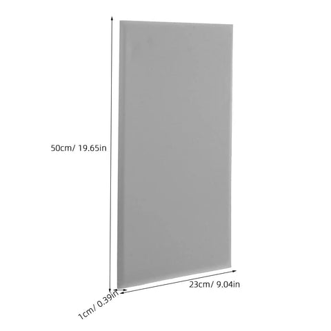 Rock Solid Premium Peel And Stick Xpe Foam Wall Pads in gray, 50cm x 23cm, waterproof nursery padding for safety.