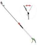 Extendable Pruner With Rotating Blade Head For The Yard, Lightweight Aluminum Pole Reaches 3.67 To 5.45 Feet To Cut Branches Up To One Inch