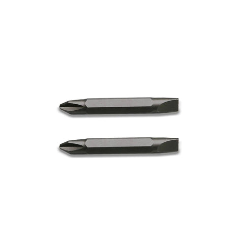 Two Piece Number Two Phillips And Quarter Inch Slotted Double End Bits For Eleven In One And Ten In One Klein Screwdriver