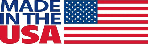 Made in the USA with American flag graphic