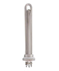 Straight Up Portable 24V 600W Immersion Water Heater Fast Heating Tankless Element for RV Trucks and Boat Tanks, stainless steel design.