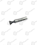 Buyohlic HSS dovetail cutter end mill, 60°, 3/8 in, side view.