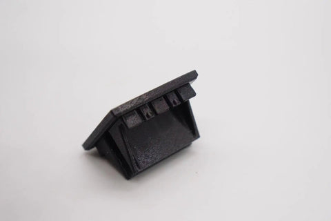 Side angle of Bandsaw Throat Plate Insert 39mm By 39mm For InterKrenn Rexon BS12 Compatible Precise Fit For Clean Near Kerf Cuts Durable Plastic