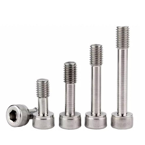 Built Tough M8 X 45mm Stainless Steel Captive Screws With Hex Socket Cap Head And Plain Washers in various sizes.