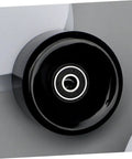 Black wheel from Quad Skate Wheels With Bearings Durable PU Roller Skating Wheels For Skates High Elasticity Wear Resistant And Comfortable Sliding Experience Easy Installation For Outdoor And Indoor Rides
