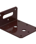 Heavy Duty Steel Angle Corner Brace L Shaped Reinforcement Fastener Plate 80 By 40 By 75mm, rust resistant, suitable for woodworking.