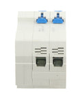 WiFi Enabled 220V 2 Pole Circuit Breaker For Home Use, 100A, Flame Retardant PA66 Shell, Tuya App Remote Control, front view