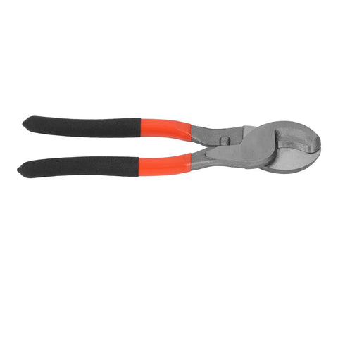Beefy 10 Inch Cable Cutter With Built In Wire Stripping High Carbon Steel Jaw Cuts Copper And Aluminum Up To 60mm2 Rust Proof Grip