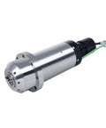 Heavy Duty Water Cooled Automatic Tool Changer Electric Spindle BT30 11KW 30000 RPM CNC Milling Engraving Router showing silver motor design.