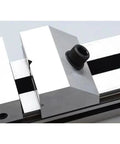 Close-up of 4 Inch Precision Vise For Milling And Metalworking Heavy Duty Bench Vise With Wide Jaw Opening Universal Clamp