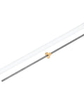 550mm Tr6x1 Lead Screw With Brass Nut 1mm Pitch 1 Start 1mm Lead 304 Stainless Steel Screw Bar For 3D Printer Upgrade Parts With Plastic Packaging Tube Silver on white background