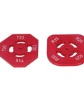 Zero Hassle Radius Guides No Sweat Routing Heavy Duty Aluminum Corner Jig with red templates for smooth wood trimming.