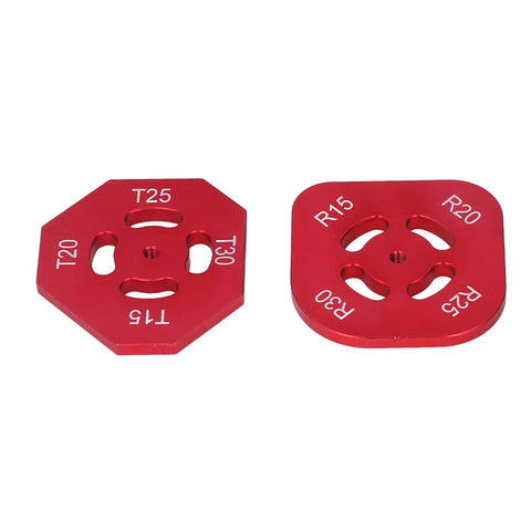 Heavy Duty Aluminum Router Template For Smooth Round Corners On Furniture And Woodworking Projects Rustproof Design, red router template plates.