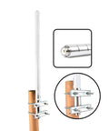 Beefy 17 Inch Fiberglass Mobile Radio Antenna for 400-470MHz GMRS and Ham Radio, SO239 Connector, 2.5 dBi Gain, Up To 100W