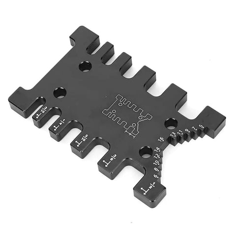 Pro Grade Woodworking Tenon Caliper And Dovetail Jig Gauge For Dead Nuts Accurate Mortise Measurements With Fast Setup Gap Ruler for precise measurements