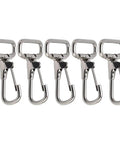 Five Pack 304 Stainless Steel Top Snap Hooks 28mm Quick Release Boat Shackles Spring Clips For 1 Inch Straps Marine Grade Durable Clip Design