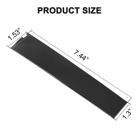 Amazon black outer B-pillar window trim molding, right side, 7.44 in long, 1.53 in wide, for 2015–2020 GM SUVs