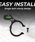 Ultra Low Profile Anti Cant Bubble Level For 30mm Scope Tubes With Hinged One Bolt Clamp In 6061 Aluminum Type III Hardcoat Anodized