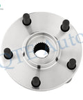Top view of Set Of Four Front And Rear Wheel Bearing Hub Assemblies For 2006 2012 Toyota RAV4 4WD L4 Models Plug And Play Ready
