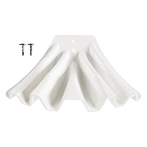 Heavy Duty Downspout Diverter Extension for Rain Drainage keeps foundations dry and yard clean, white PP material with screws